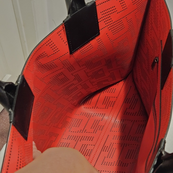 CHRISTIAN LOUBOUTIN Cabalou Perforated Laser Cut Leather Tote Bag - Picture 4 of 8